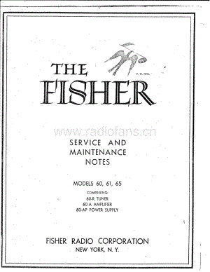 Fisher60ServiceManual 电路原理图.pdf