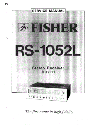 FisherRS1052LServiceManual 电路原理图.pdf