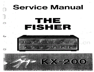 FisherKX200ServiceManual 电路原理图.pdf