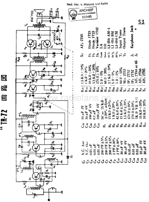 Sony_TR-72 电路图 维修原理图.pdf