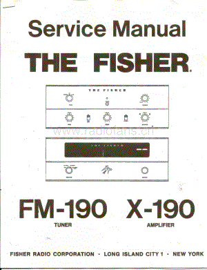 FisherX190ServiceManual 电路原理图.pdf