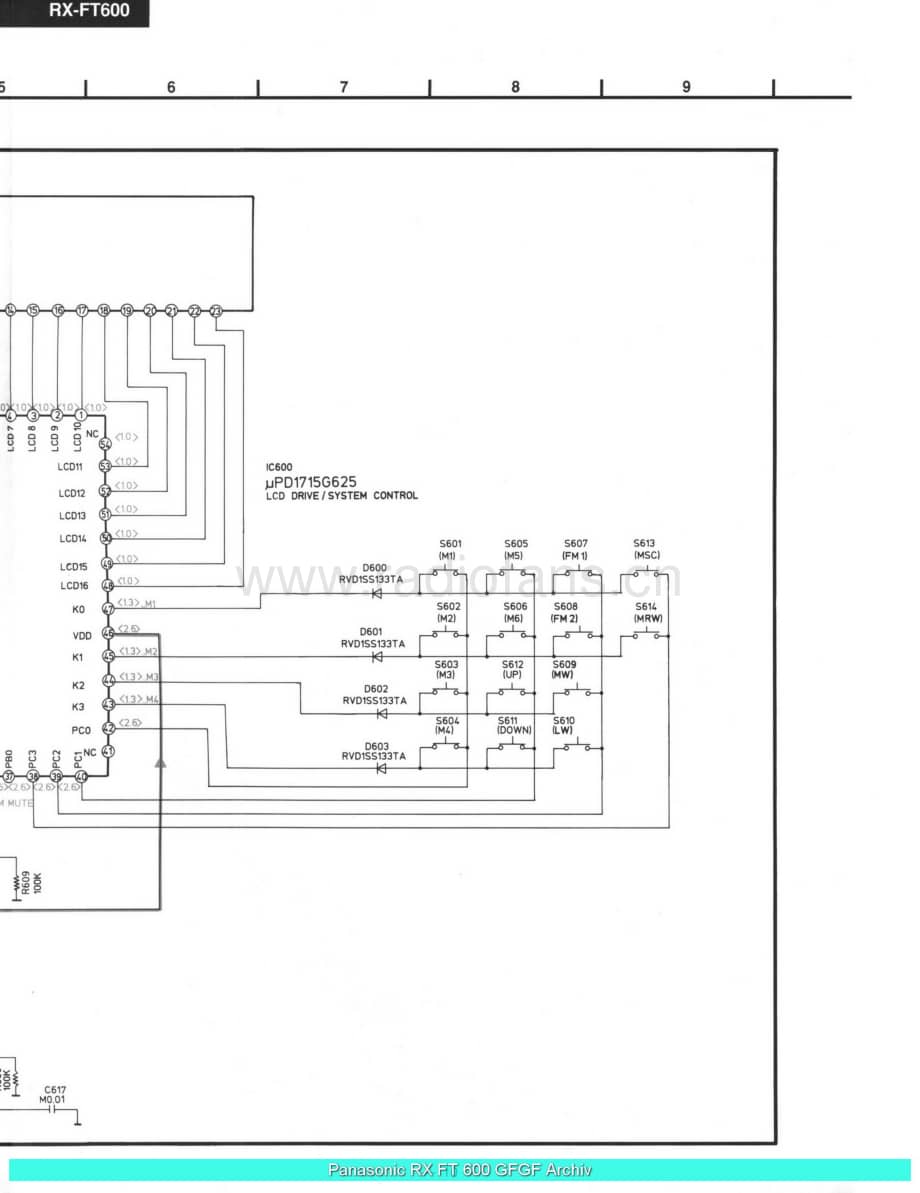 Panasonic_RX-FT600_sch 电路图 维修原理图.pdf_第3页