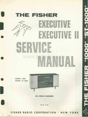 FisherEXECUTIVE1000ServiceManual 电路原理图.pdf