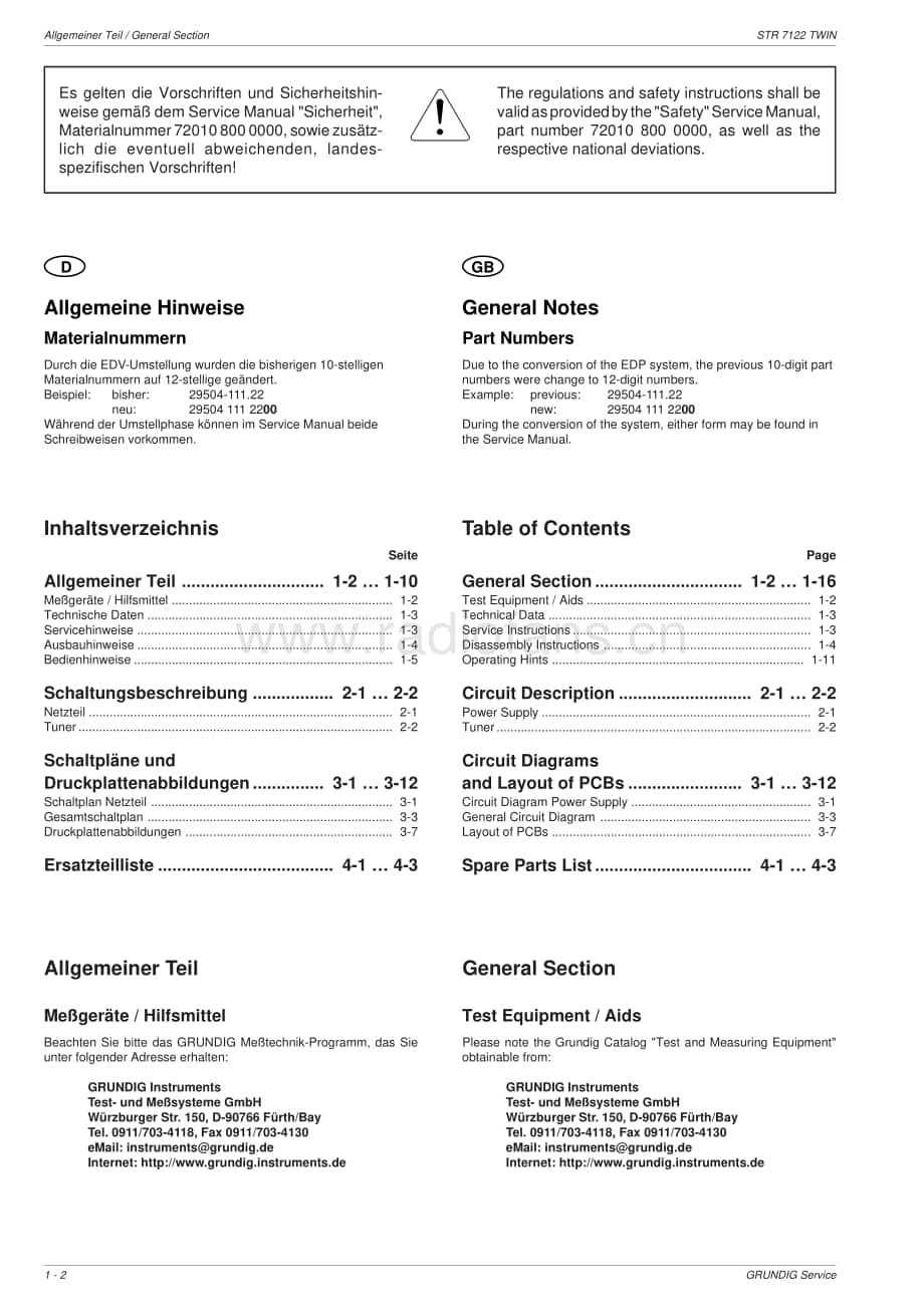 GrundigSTR7122TWIN 维修电路图、原理图.pdf_第2页