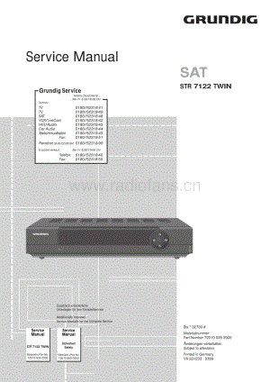 GrundigSTR7122TWIN 维修电路图、原理图.pdf
