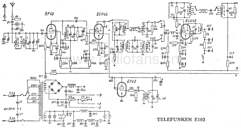 TelefunkenE103维修电路图、原理图.pdf_第1页