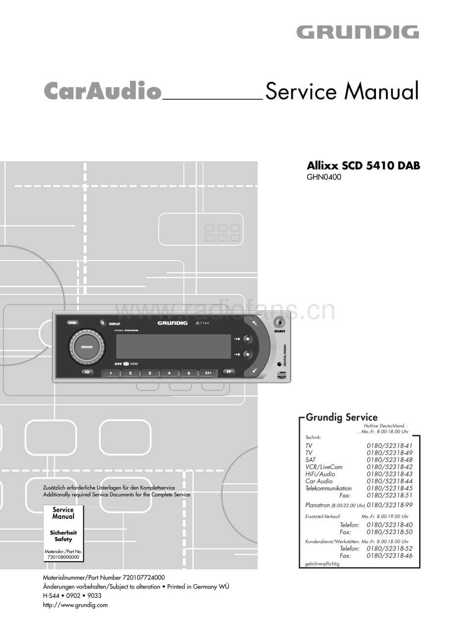 GrundigALLIXXSCD5410DAB 维修电路图、原理图.pdf_第1页