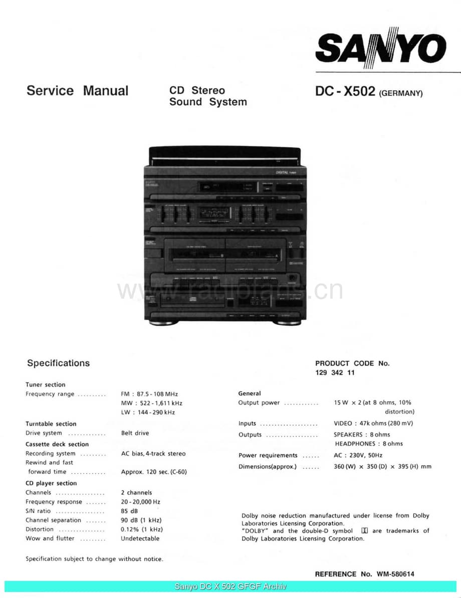 Sanyo_DCX502_sch 电路图 维修原理图.pdf_第1页
