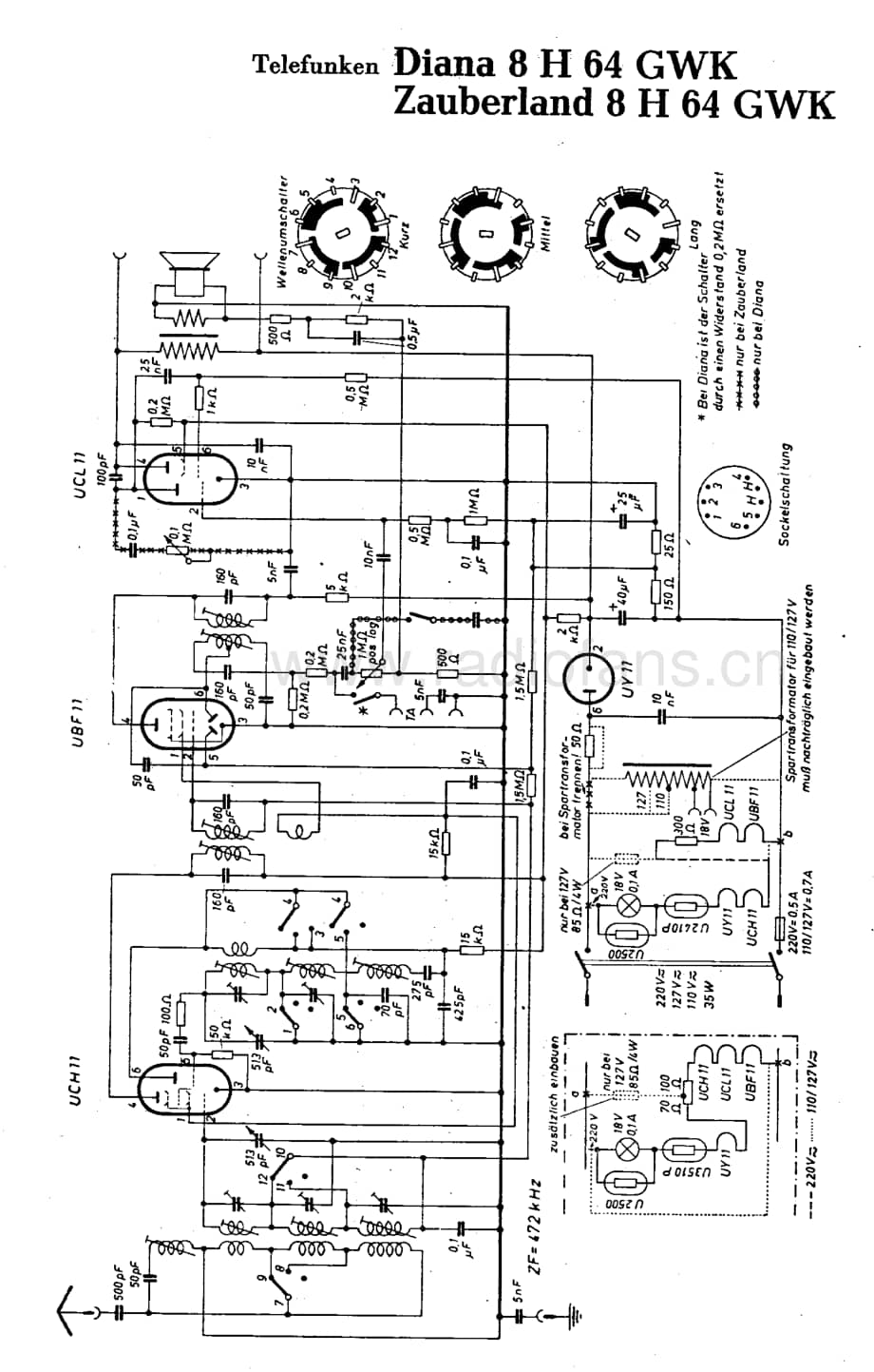 TelefunkenZauberland8H64GWK维修电路图、原理图.pdf_第1页