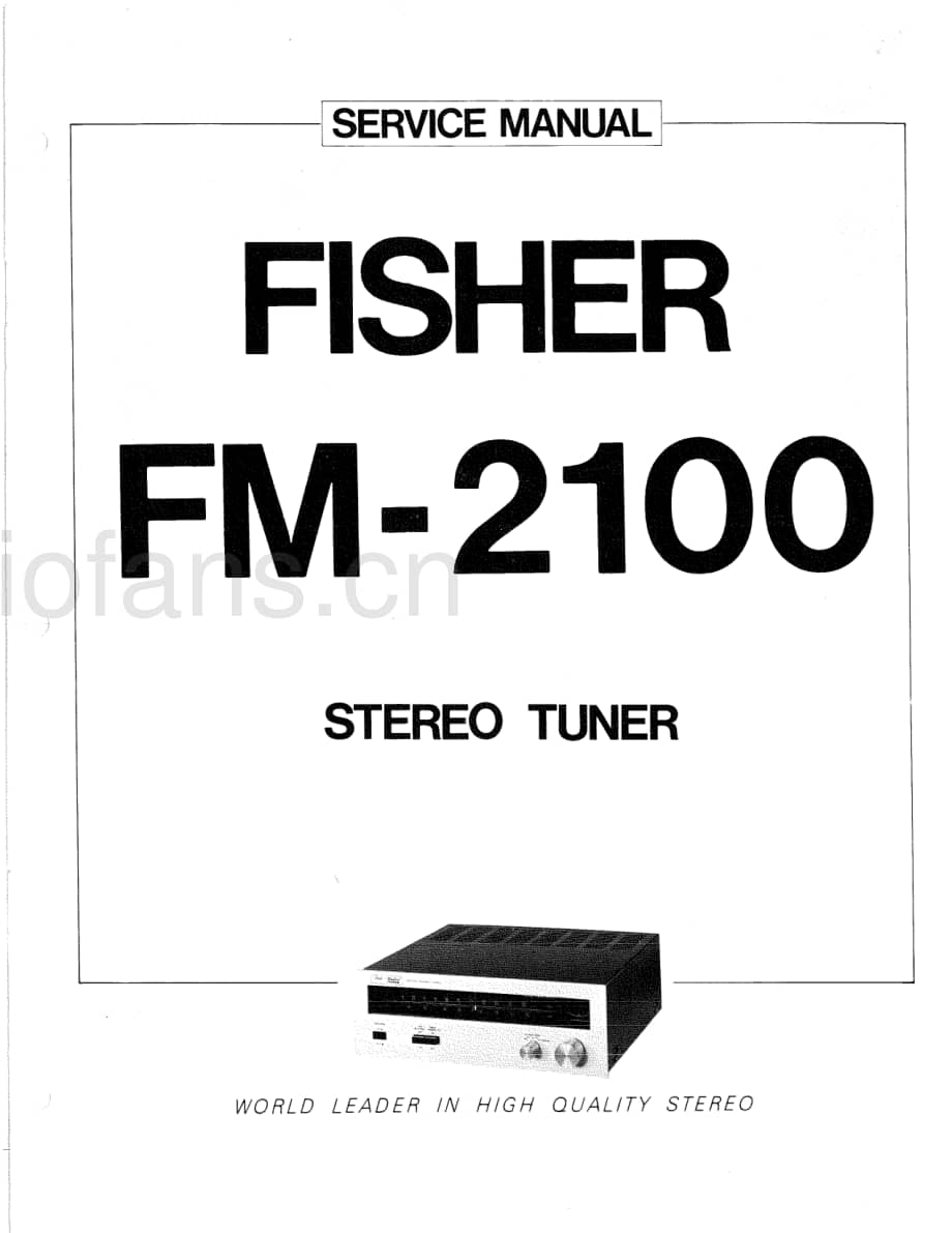 FisherFM2100ServiceManual 电路原理图.pdf_第1页