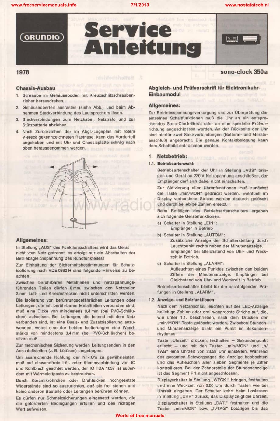 GrundigSonoclock350A 维修电路图、原理图.pdf_第1页