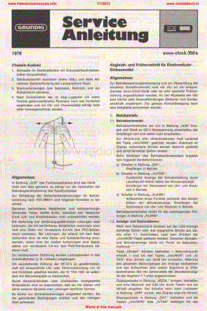 GrundigSonoclock350A 维修电路图、原理图.pdf