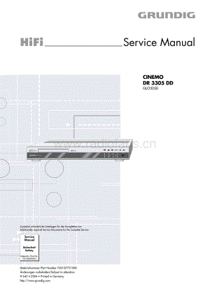 GrundigCinemo_DR3305DD 维修电路图、原理图.pdf