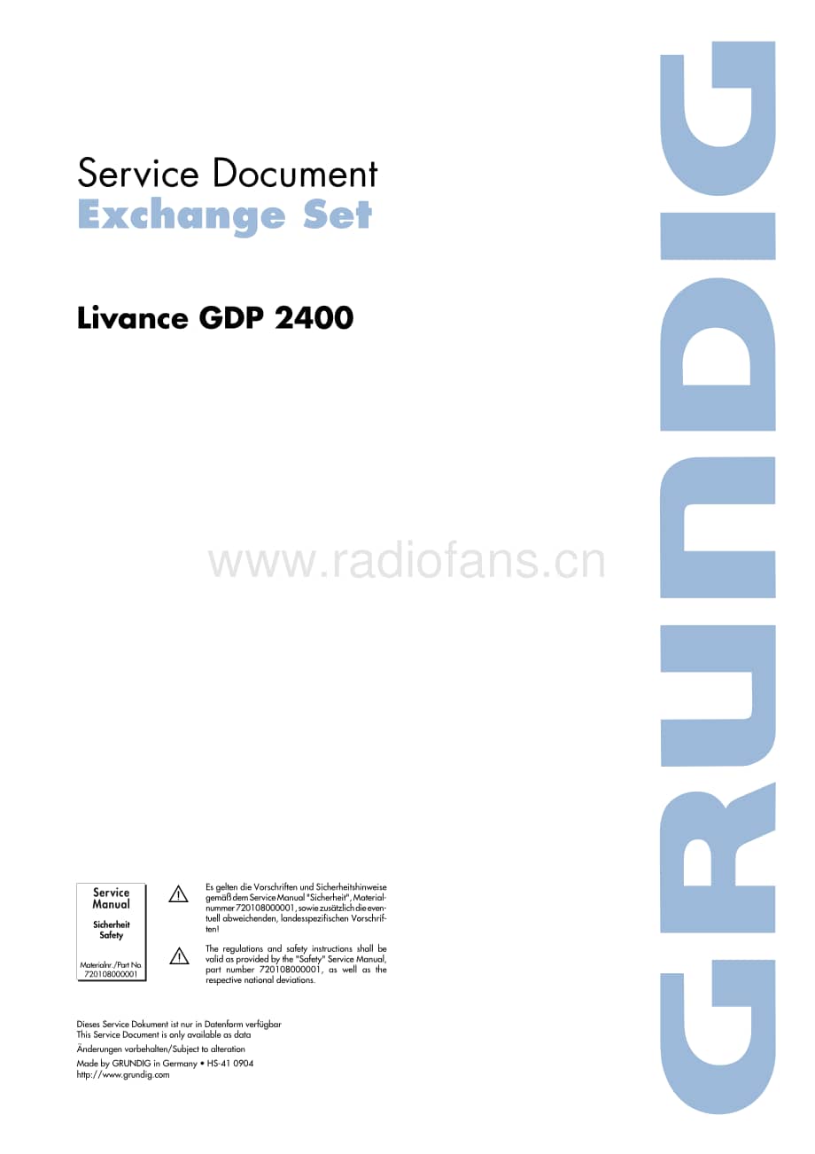 GrundigGDP2400 维修电路图、原理图.pdf_第1页