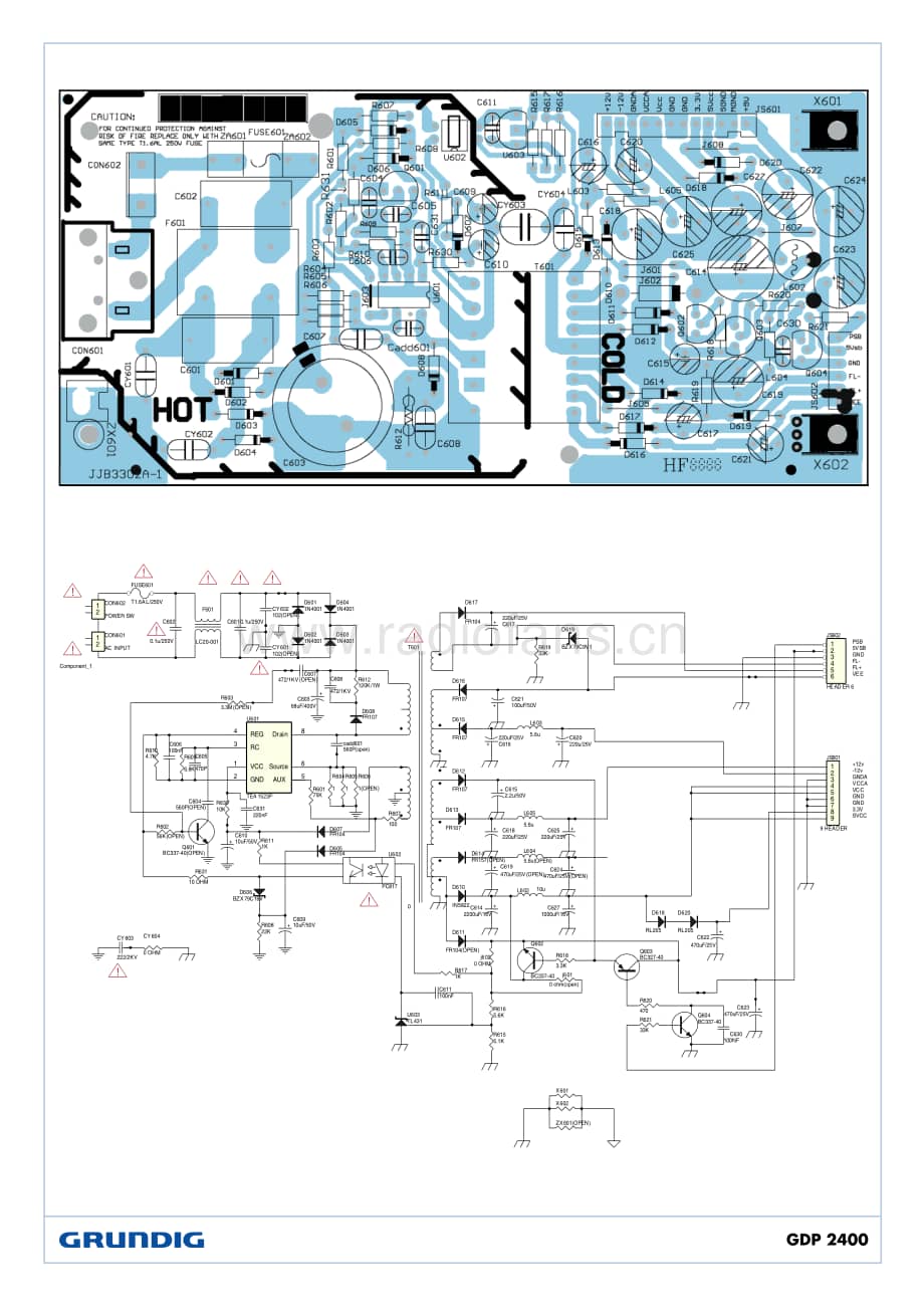 GrundigGDP2400 维修电路图、原理图.pdf_第3页