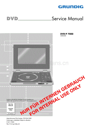 GrundigDVDP7000 维修电路图、原理图.pdf