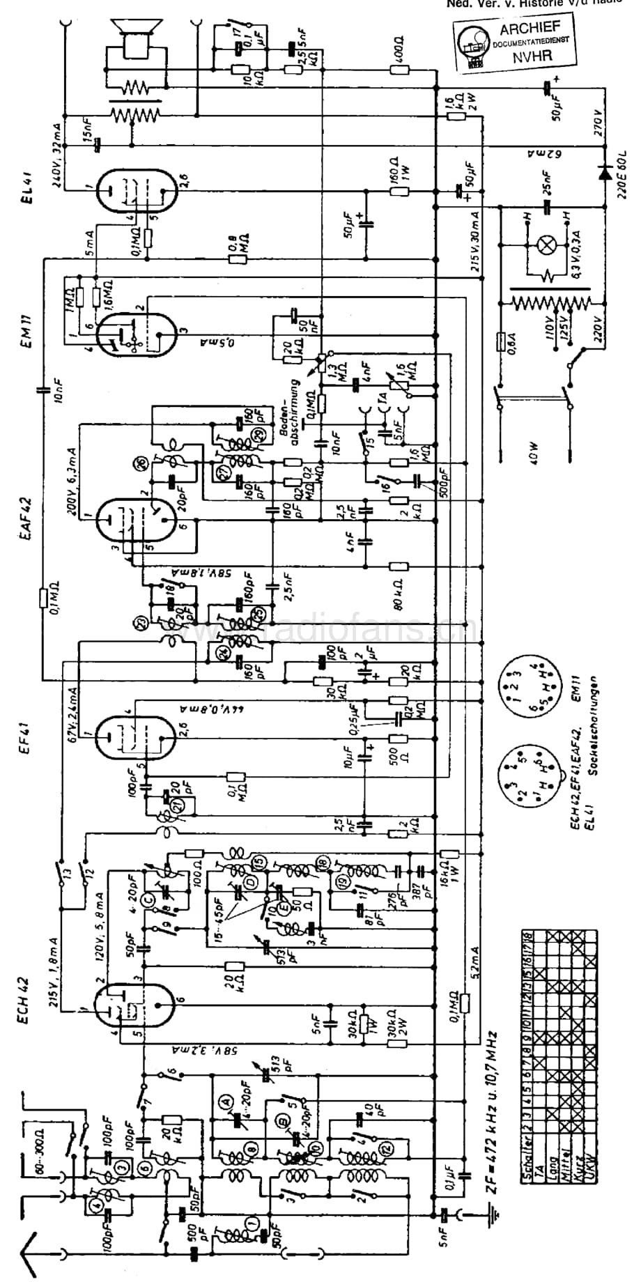 Telefunken_Rhythmus52W 维修电路图 原理图.pdf_第1页