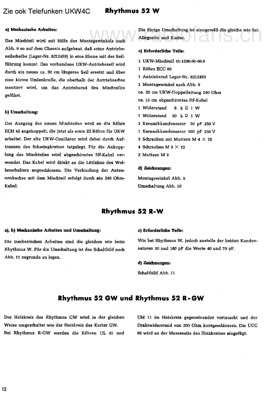 Telefunken_Rhythmus52W 维修电路图 原理图.pdf_第3页