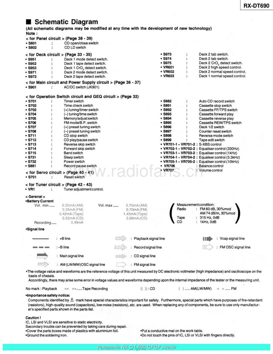 Panasonic_RX-DT690_sch 电路图 维修原理图.pdf_第2页