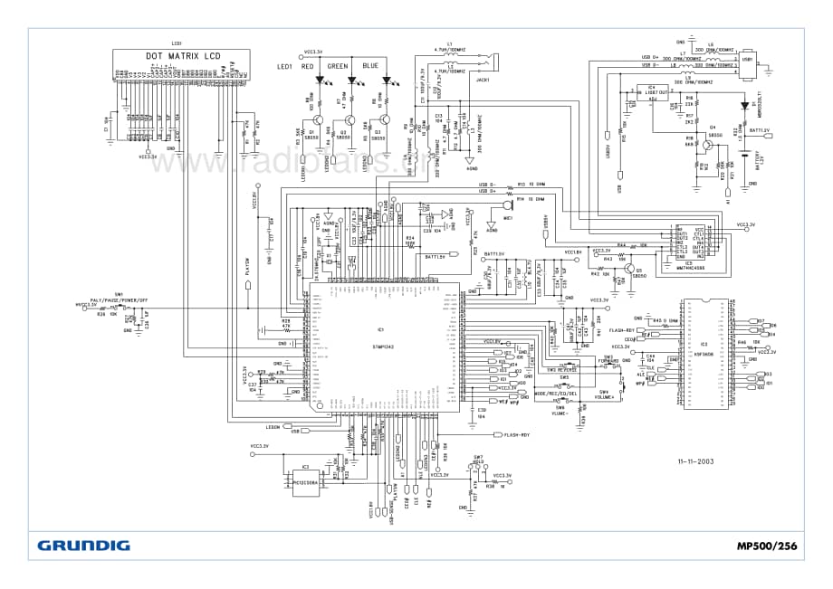 GrundigMP500 维修电路图、原理图.pdf_第2页