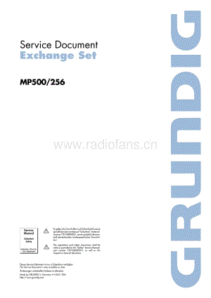 GrundigMP500 维修电路图、原理图.pdf