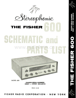 Fisher600ServiceManual2电路原理图 维修电路图 原理图.pdf