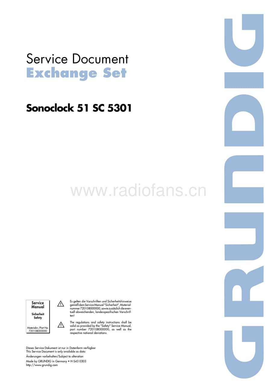 GrundigSonoclock51SC5301 维修电路图、原理图.pdf_第1页