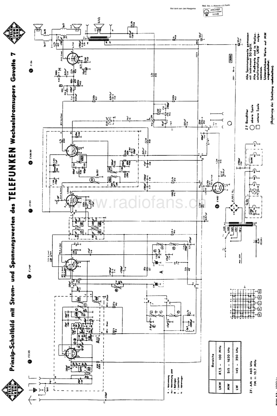 Telefunken_Gavotte7 维修电路图 原理图.pdf_第1页