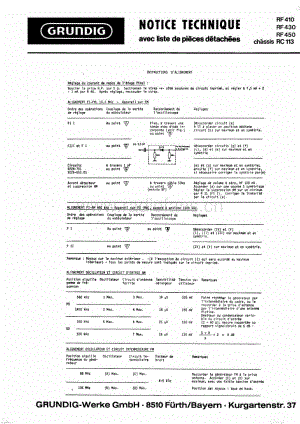 GrundigRF450 维修电路图、原理图.pdf