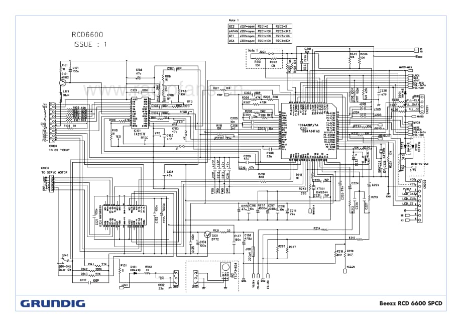 GrundigBEEZZRCD6000 维修电路图、原理图.pdf_第3页