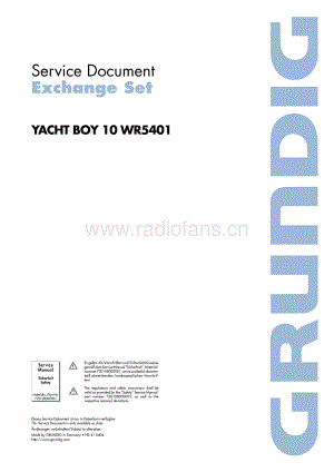 GrundigYachtBoy10WR5401 维修电路图、原理图.pdf