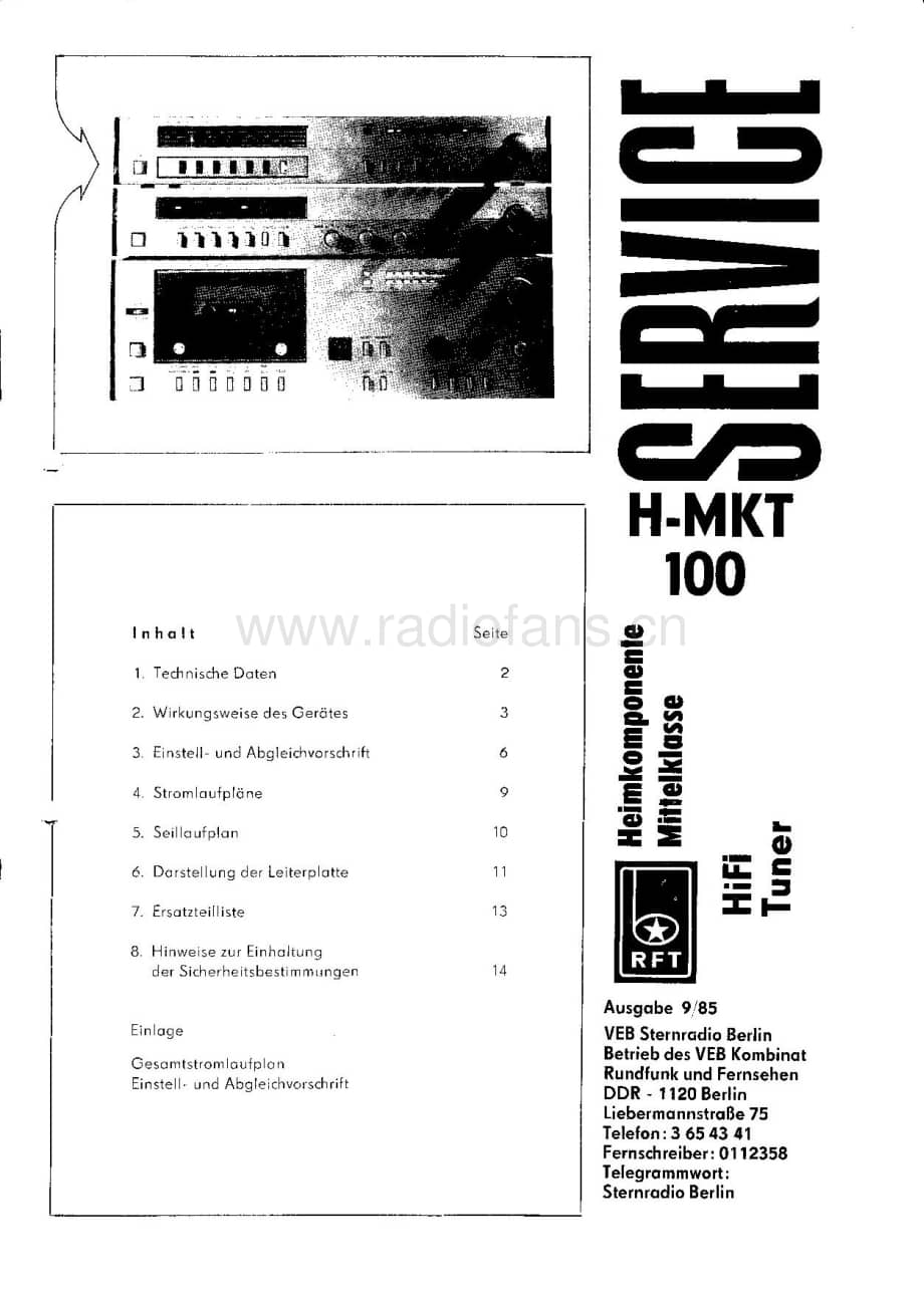 TelefunkenHMKT100维修电路图、原理图.pdf_第1页