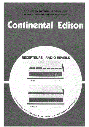 ContinentalEdisonRR5971 维修电路图 原理图.pdf