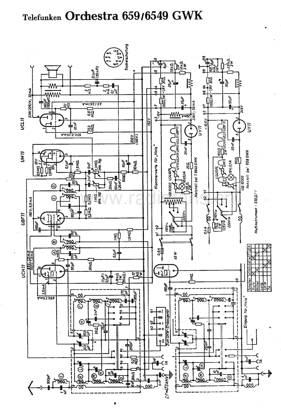 TelefunkenOrchestra659维修电路图、原理图.pdf_第1页
