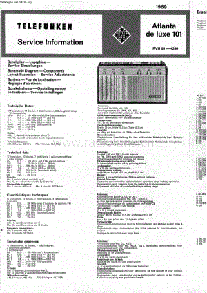 TelefunkenAtlantadeluxe101维修电路图、原理图.pdf