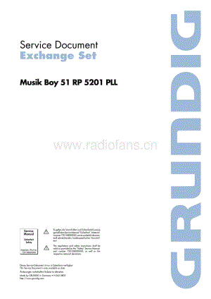 GrundigMusiKBoy51RP5201 维修电路图、原理图.pdf