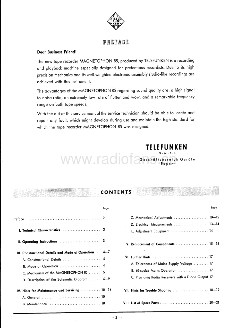 TelefunkenMagnetophon85维修电路图、原理图.pdf_第2页