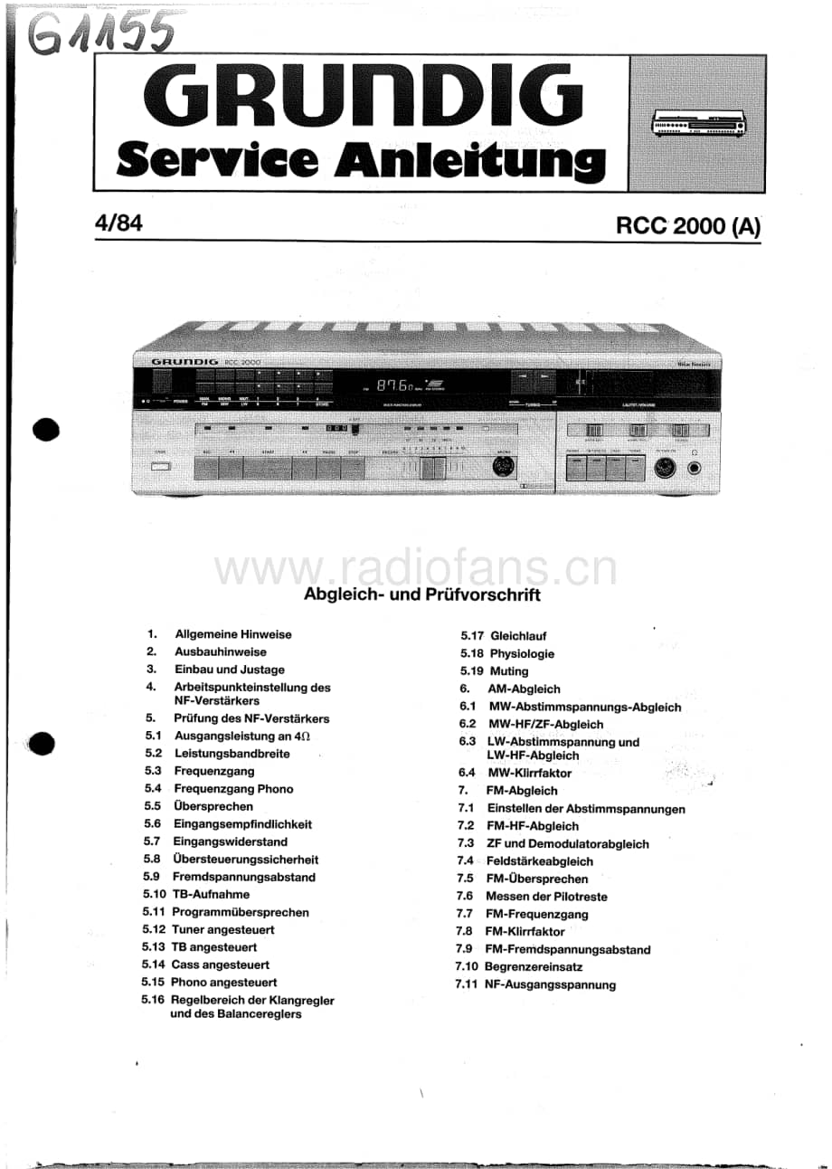 GrundigRCC2000 维修电路图、原理图.pdf_第1页
