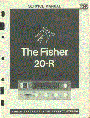 Fisher20RServiceManual 电路原理图.pdf