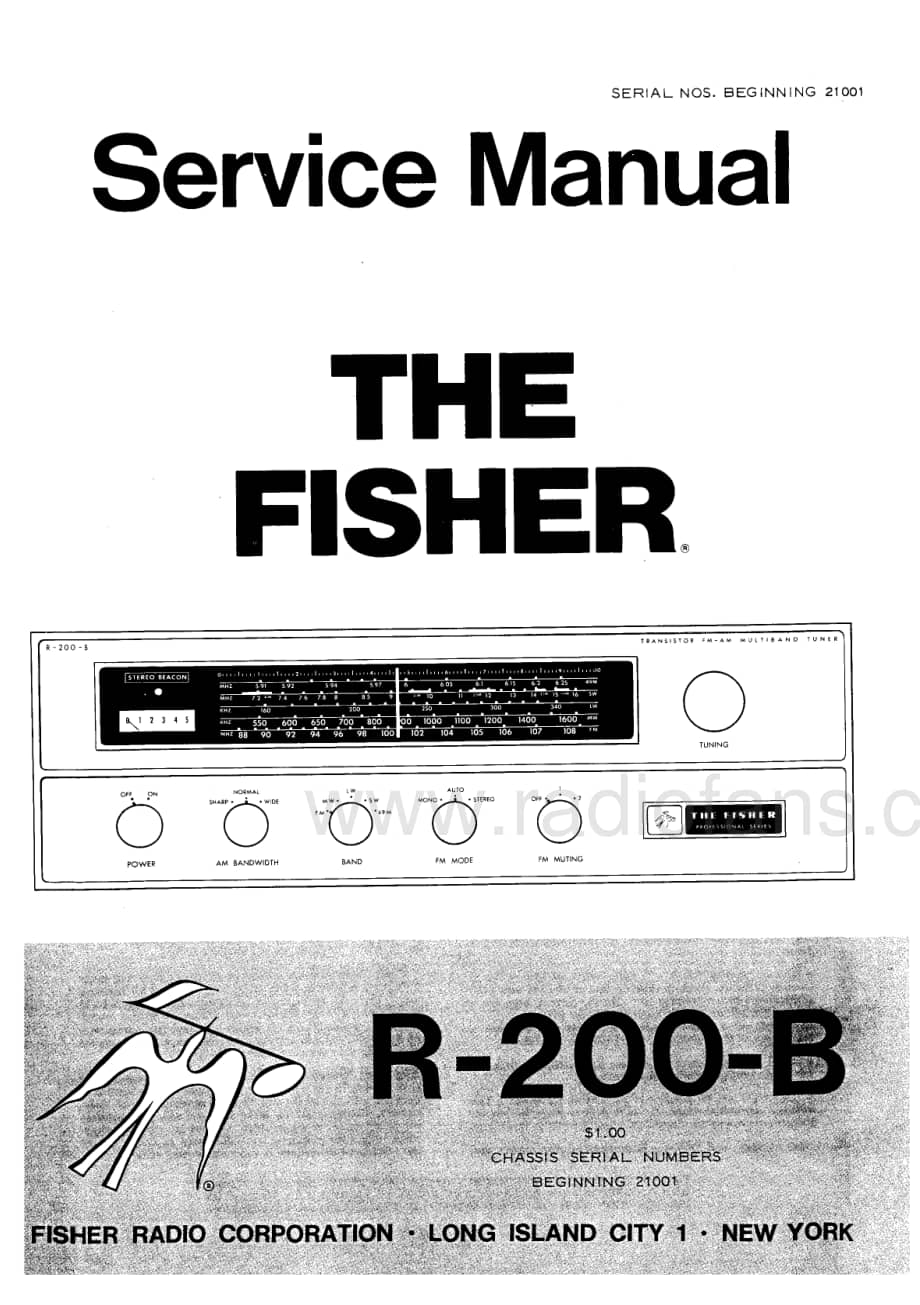 FisherR200BServiceManual 电路原理图.pdf_第1页
