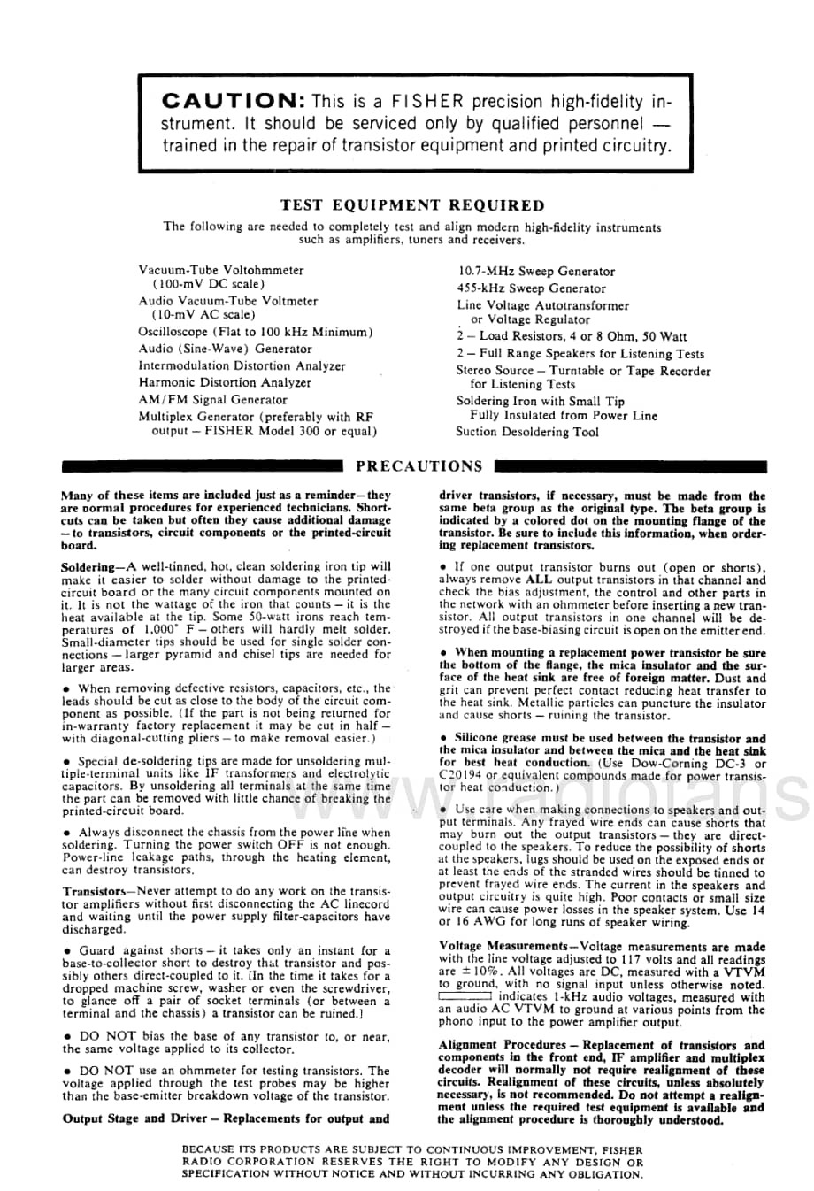 FisherR200BServiceManual 电路原理图.pdf_第2页