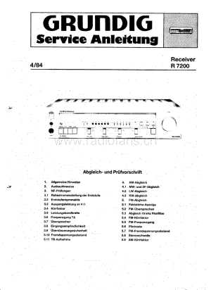 GrundigR7200ServiceManual2 维修电路图、原理图.pdf