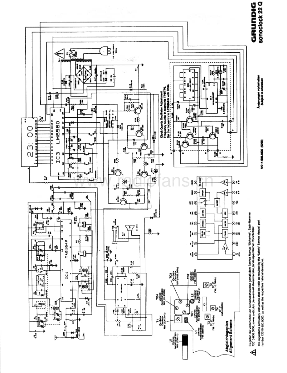 GrundigSonoclock22Q 维修电路图、原理图.pdf_第1页