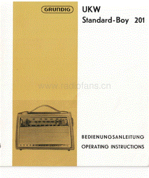 GrundigStandardBoy201 维修电路图、原理图.pdf