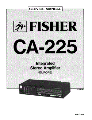 FisherCA225ServiceManual 电路原理图.pdf