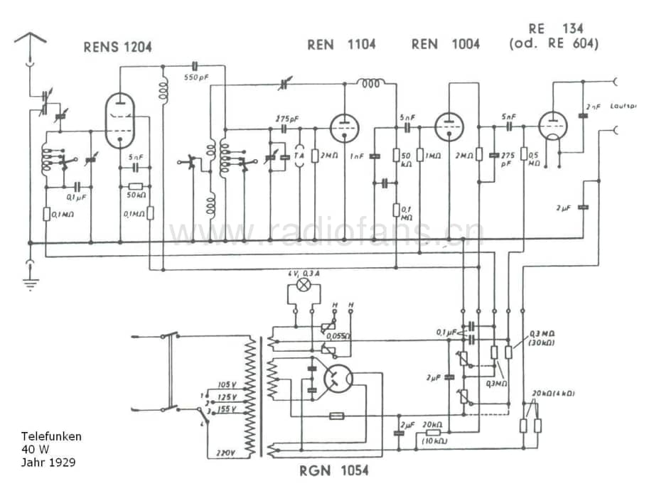 Telefunken40W维修电路图、原理图.pdf_第1页