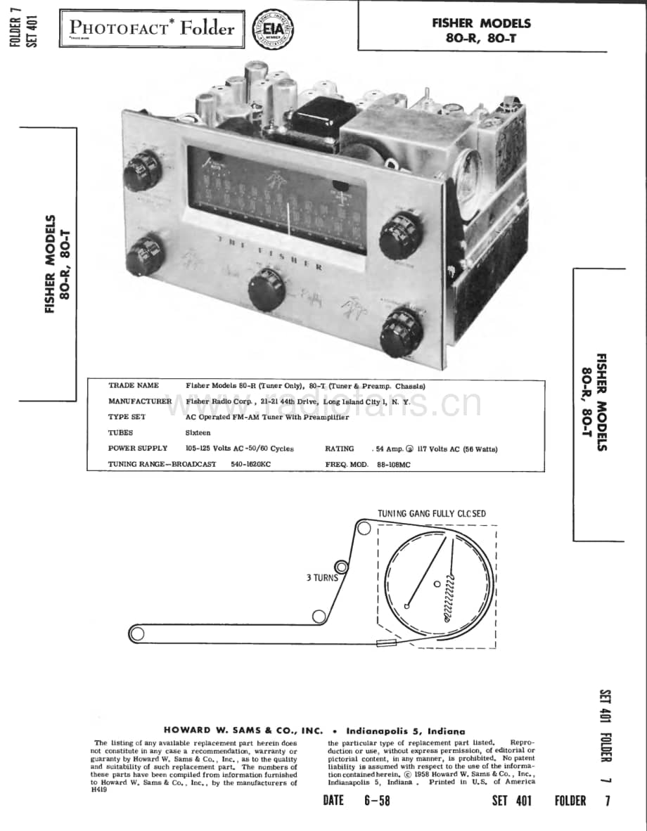 Fisher80RServiceManual 电路原理图.pdf_第1页