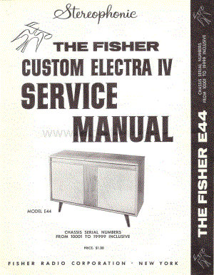 FisherE44ServiceManual 电路原理图.pdf