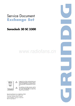GrundigSonoclock30SC3300 维修电路图、原理图.pdf