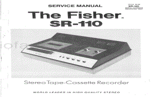 FisherSR110ServiceManual 电路原理图.pdf